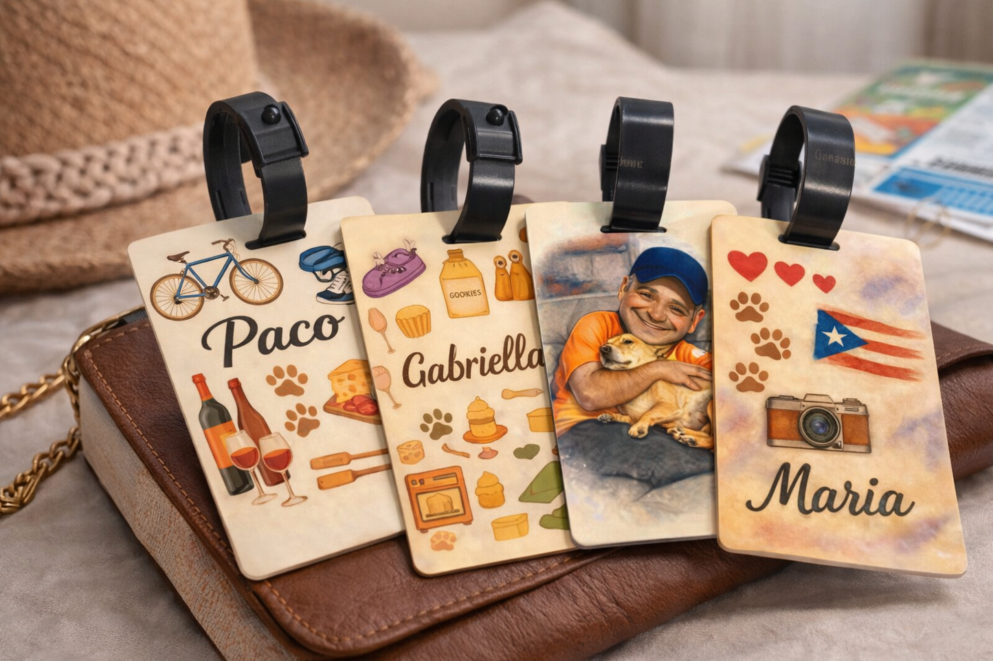 ✈️ Travel Tag Sublimado Personalizado