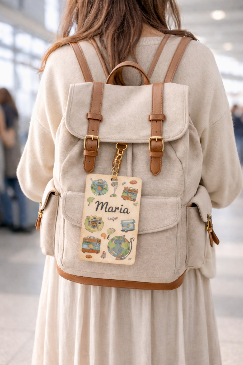 ✈️ Travel Tag Sublimado Personalizado
