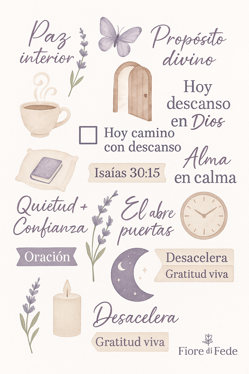 💜 **Viernes de Paz y Propósito**💜 Un regalo para tu alma y tu rutina espiritual.